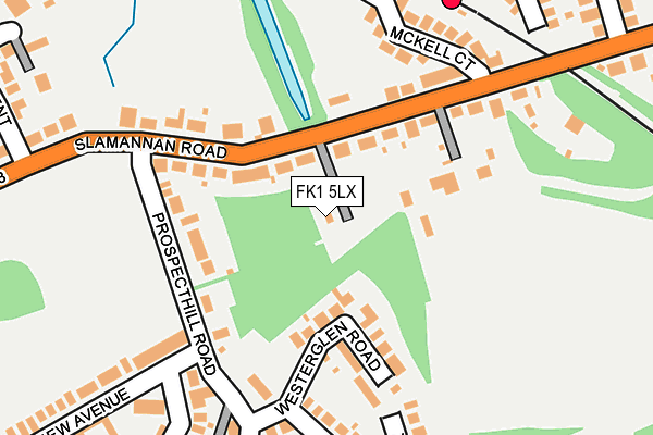 FK1 5LX map - OS OpenMap – Local (Ordnance Survey) FK1 5LX map - OS OpenMap – Local (Ordnance Survey)