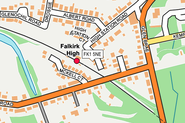FK1 5NE map - OS OpenMap – Local (Ordnance Survey) FK1 5NE map - OS OpenMap – Local (Ordnance Survey)