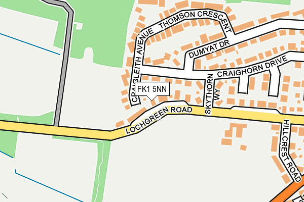 FK1 5NN map - OS OpenMap – Local (Ordnance Survey) FK1 5NN map - OS OpenMap – Local (Ordnance Survey)