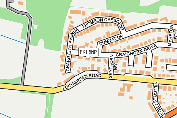 FK1 5NP map - OS OpenMap – Local (Ordnance Survey) FK1 5NP map - OS OpenMap – Local (Ordnance Survey)