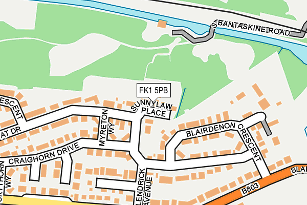 FK1 5PB map - OS OpenMap – Local (Ordnance Survey) FK1 5PB map - OS OpenMap – Local (Ordnance Survey)