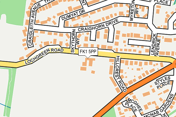 FK1 5PP map - OS OpenMap – Local (Ordnance Survey) FK1 5PP map - OS OpenMap – Local (Ordnance Survey)