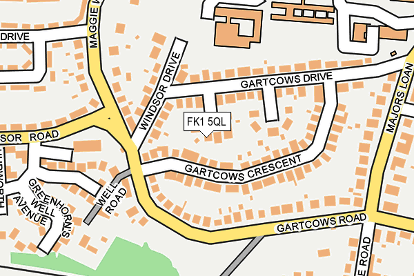 FK1 5QL map - OS OpenMap – Local (Ordnance Survey) FK1 5QL map - OS OpenMap – Local (Ordnance Survey)