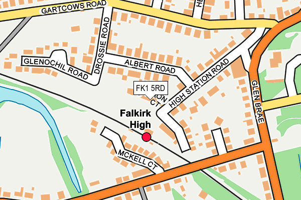 FK1 5RD map - OS OpenMap – Local (Ordnance Survey) FK1 5RD map - OS OpenMap – Local (Ordnance Survey)
