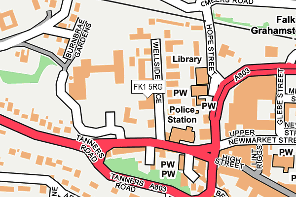 FK1 5RG map - OS OpenMap – Local (Ordnance Survey) FK1 5RG map - OS OpenMap – Local (Ordnance Survey)