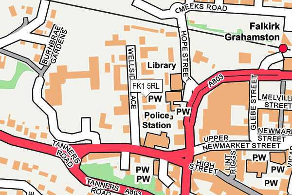 FK1 5RL map - OS OpenMap – Local (Ordnance Survey) FK1 5RL map - OS OpenMap – Local (Ordnance Survey)