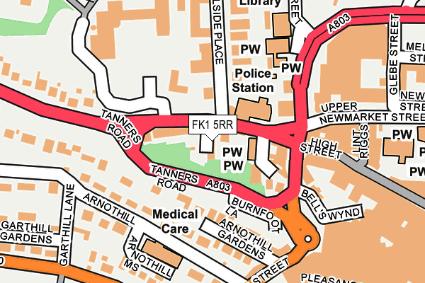 FK1 5RR map - OS OpenMap – Local (Ordnance Survey) FK1 5RR map - OS OpenMap – Local (Ordnance Survey)