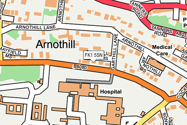 FK1 5SN map - OS OpenMap – Local (Ordnance Survey) FK1 5SN map - OS OpenMap – Local (Ordnance Survey)