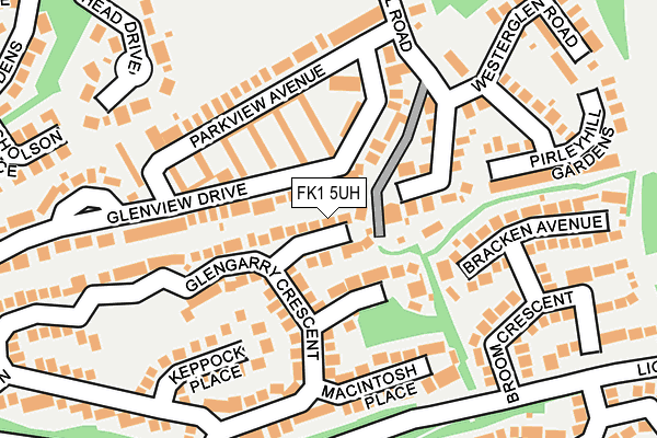 FK1 5UH map - OS OpenMap – Local (Ordnance Survey) FK1 5UH map - OS OpenMap – Local (Ordnance Survey)