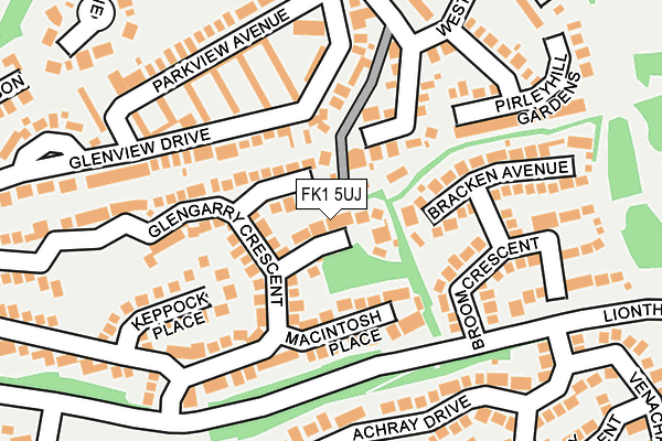 FK1 5UJ map - OS OpenMap – Local (Ordnance Survey) FK1 5UJ map - OS OpenMap – Local (Ordnance Survey)