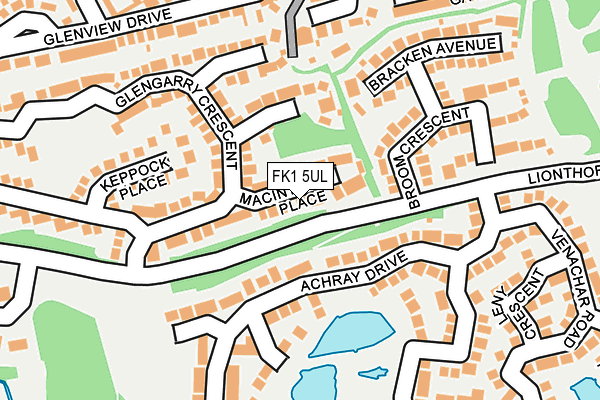 FK1 5UL map - OS OpenMap – Local (Ordnance Survey) FK1 5UL map - OS OpenMap – Local (Ordnance Survey)