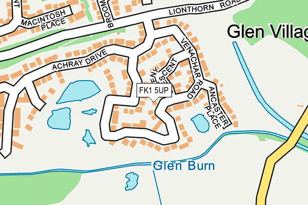 FK1 5UP map - OS OpenMap – Local (Ordnance Survey) FK1 5UP map - OS OpenMap – Local (Ordnance Survey)