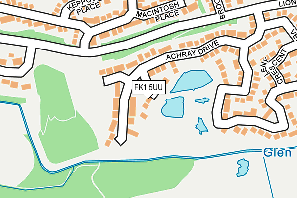 FK1 5UU map - OS OpenMap – Local (Ordnance Survey) FK1 5UU map - OS OpenMap – Local (Ordnance Survey)