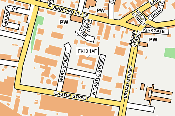 FK10 1AF map - OS OpenMap – Local (Ordnance Survey) FK10 1AF map - OS OpenMap – Local (Ordnance Survey)