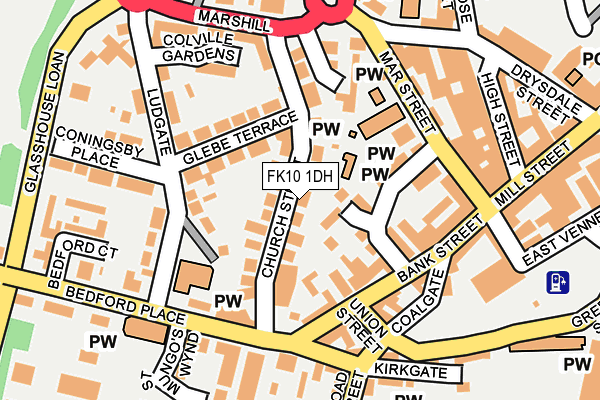 FK10 1DH map - OS OpenMap – Local (Ordnance Survey) FK10 1DH map - OS OpenMap – Local (Ordnance Survey)