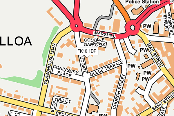 FK10 1DP map - OS OpenMap – Local (Ordnance Survey) FK10 1DP map - OS OpenMap – Local (Ordnance Survey)