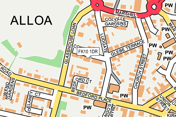 FK10 1DR map - OS OpenMap – Local (Ordnance Survey) FK10 1DR map - OS OpenMap – Local (Ordnance Survey)