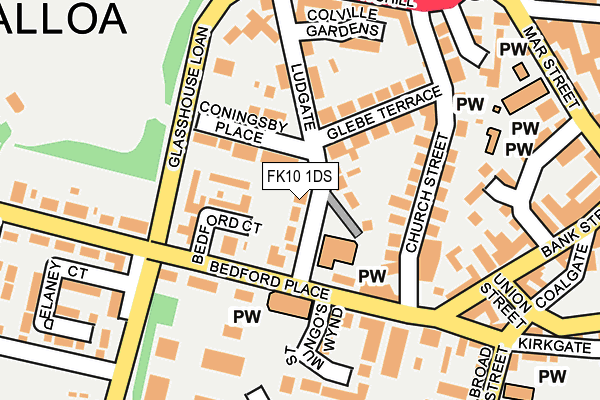FK10 1DS map - OS OpenMap – Local (Ordnance Survey) FK10 1DS map - OS OpenMap – Local (Ordnance Survey)