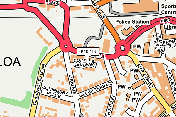 FK10 1DU map - OS OpenMap – Local (Ordnance Survey) FK10 1DU map - OS OpenMap – Local (Ordnance Survey)