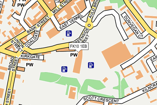 FK10 1EB map - OS OpenMap – Local (Ordnance Survey) FK10 1EB map - OS OpenMap – Local (Ordnance Survey)