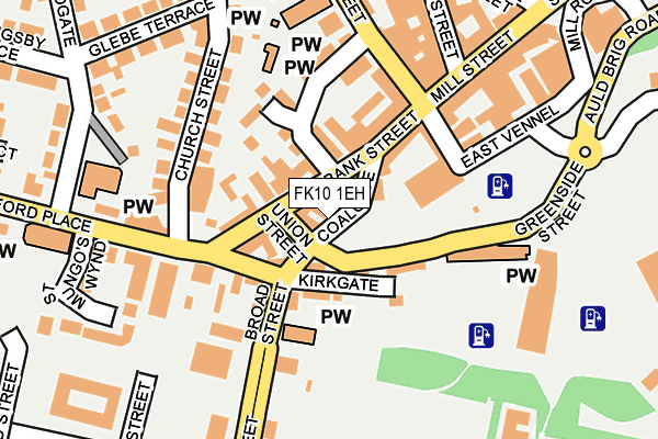 FK10 1EH map - OS OpenMap – Local (Ordnance Survey) FK10 1EH map - OS OpenMap – Local (Ordnance Survey)