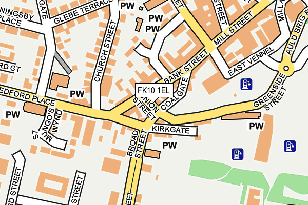 FK10 1EL map - OS OpenMap – Local (Ordnance Survey) FK10 1EL map - OS OpenMap – Local (Ordnance Survey)