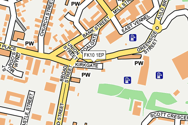 FK10 1EP map - OS OpenMap – Local (Ordnance Survey) FK10 1EP map - OS OpenMap – Local (Ordnance Survey)