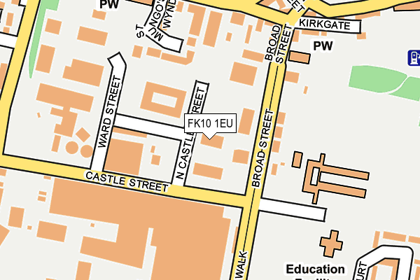 FK10 1EU map - OS OpenMap – Local (Ordnance Survey) FK10 1EU map - OS OpenMap – Local (Ordnance Survey)