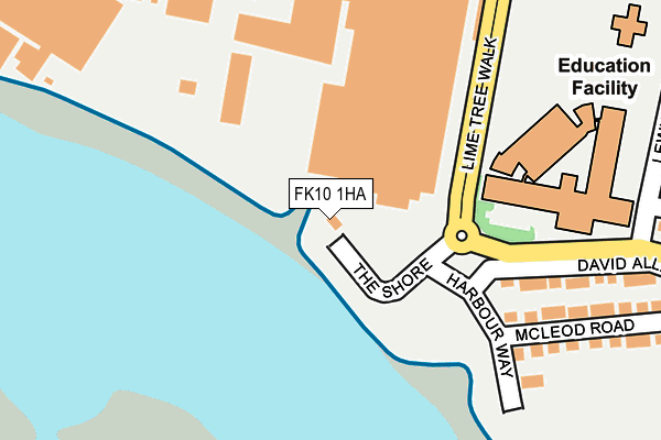 FK10 1HA map - OS OpenMap – Local (Ordnance Survey) FK10 1HA map - OS OpenMap – Local (Ordnance Survey)