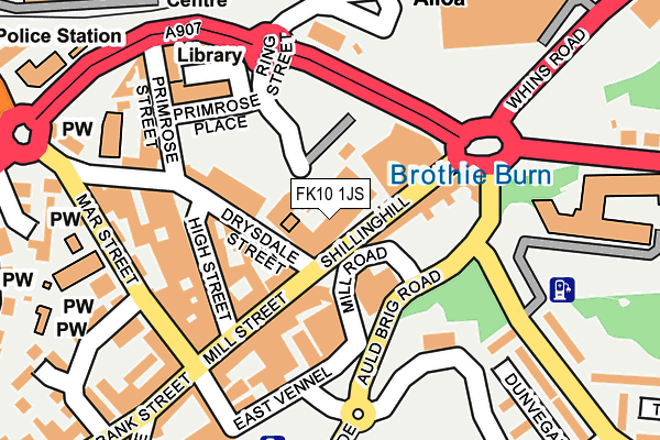 FK10 1JS map - OS OpenMap – Local (Ordnance Survey) FK10 1JS map - OS OpenMap – Local (Ordnance Survey)