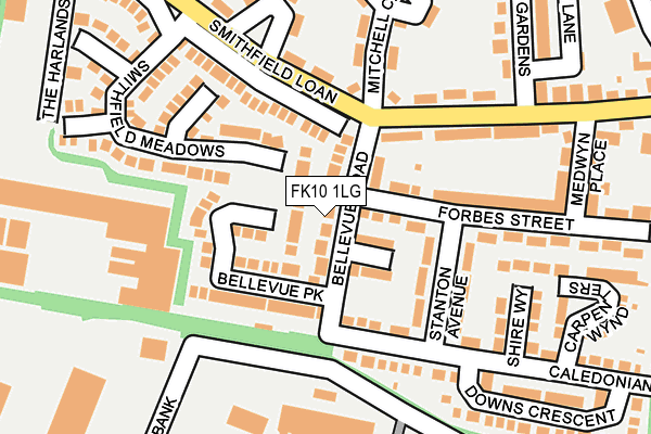 FK10 1LG map - OS OpenMap – Local (Ordnance Survey) FK10 1LG map - OS OpenMap – Local (Ordnance Survey)