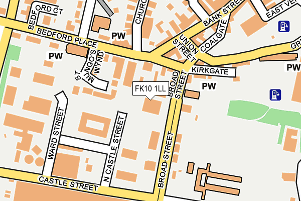 FK10 1LL map - OS OpenMap – Local (Ordnance Survey) FK10 1LL map - OS OpenMap – Local (Ordnance Survey)