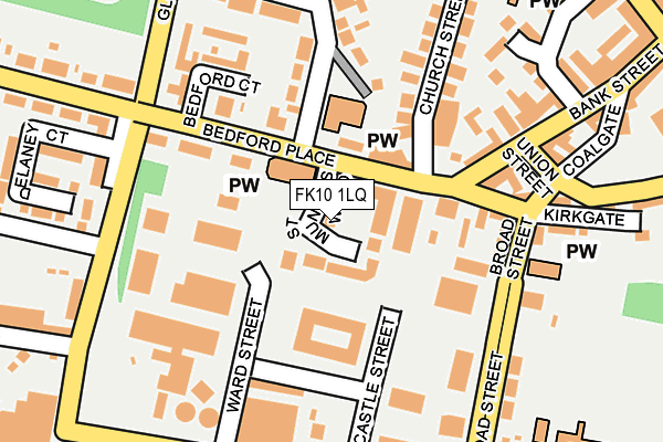 FK10 1LQ map - OS OpenMap – Local (Ordnance Survey) FK10 1LQ map - OS OpenMap – Local (Ordnance Survey)
