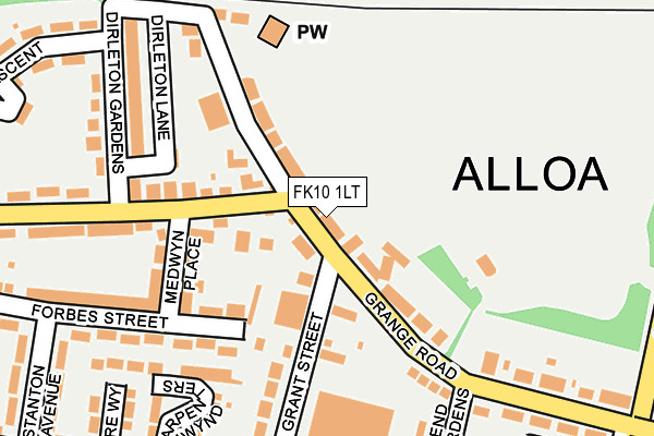 FK10 1LT map - OS OpenMap – Local (Ordnance Survey) FK10 1LT map - OS OpenMap – Local (Ordnance Survey)