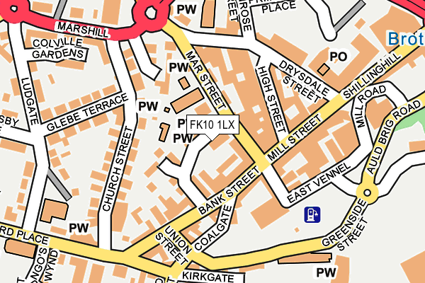 FK10 1LX map - OS OpenMap – Local (Ordnance Survey) FK10 1LX map - OS OpenMap – Local (Ordnance Survey)