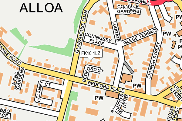 FK10 1LZ map - OS OpenMap – Local (Ordnance Survey) FK10 1LZ map - OS OpenMap – Local (Ordnance Survey)