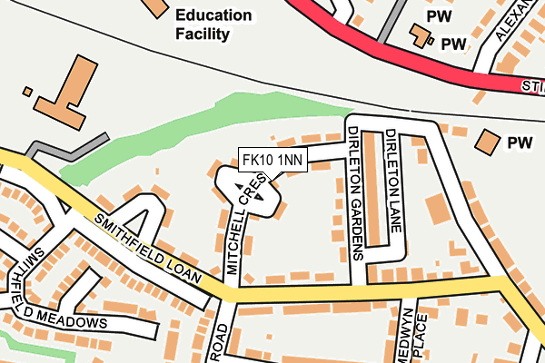 FK10 1NN map - OS OpenMap – Local (Ordnance Survey) FK10 1NN map - OS OpenMap – Local (Ordnance Survey)