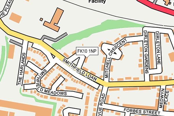 FK10 1NP map - OS OpenMap – Local (Ordnance Survey) FK10 1NP map - OS OpenMap – Local (Ordnance Survey)