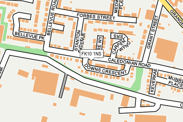 FK10 1NS map - OS OpenMap – Local (Ordnance Survey) FK10 1NS map - OS OpenMap – Local (Ordnance Survey)
