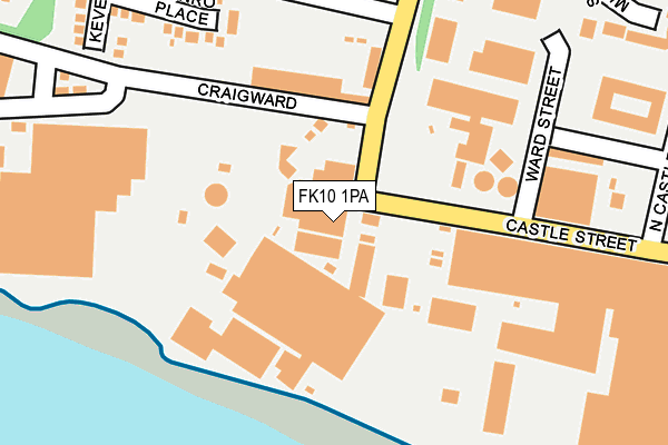 FK10 1PA map - OS OpenMap – Local (Ordnance Survey) FK10 1PA map - OS OpenMap – Local (Ordnance Survey)