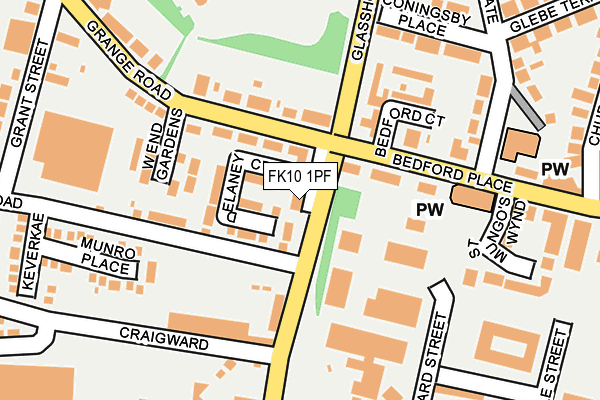 FK10 1PF map - OS OpenMap – Local (Ordnance Survey) FK10 1PF map - OS OpenMap – Local (Ordnance Survey)