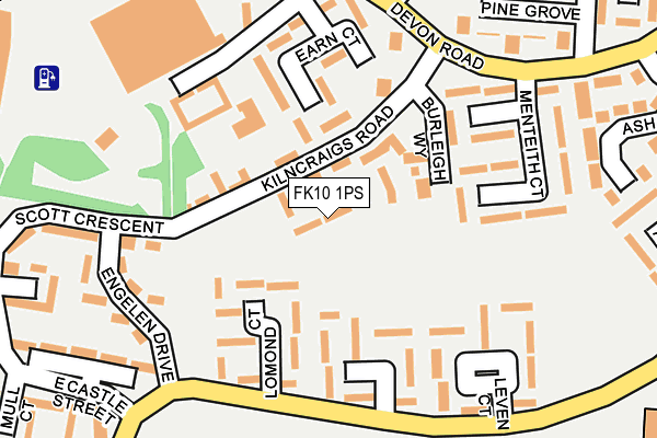 FK10 1PS map - OS OpenMap – Local (Ordnance Survey) FK10 1PS map - OS OpenMap – Local (Ordnance Survey)