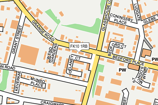FK10 1RB map - OS OpenMap – Local (Ordnance Survey) FK10 1RB map - OS OpenMap – Local (Ordnance Survey)