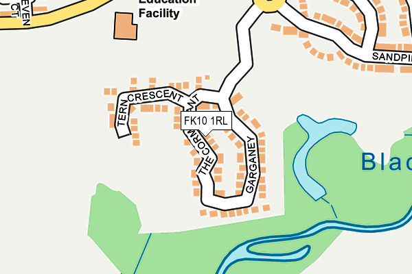 FK10 1RL map - OS OpenMap – Local (Ordnance Survey) FK10 1RL map - OS OpenMap – Local (Ordnance Survey)