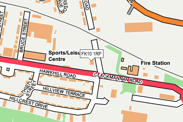 FK10 1RP map - OS OpenMap – Local (Ordnance Survey) FK10 1RP map - OS OpenMap – Local (Ordnance Survey)