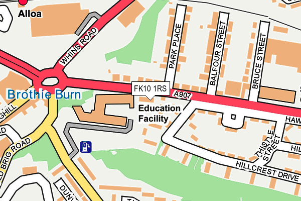 FK10 1RS map - OS OpenMap – Local (Ordnance Survey) FK10 1RS map - OS OpenMap – Local (Ordnance Survey)