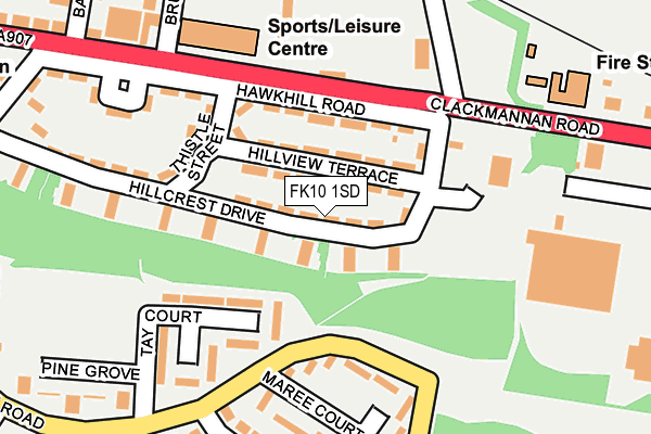 FK10 1SD map - OS OpenMap – Local (Ordnance Survey) FK10 1SD map - OS OpenMap – Local (Ordnance Survey)