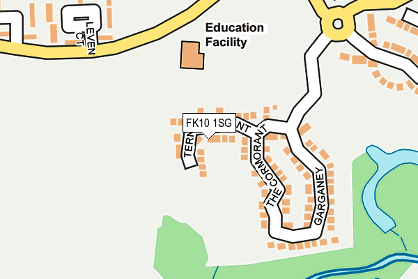 FK10 1SG map - OS OpenMap – Local (Ordnance Survey)