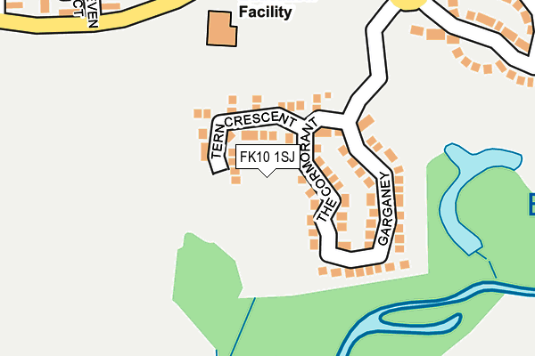 FK10 1SJ map - OS OpenMap – Local (Ordnance Survey) FK10 1SJ map - OS OpenMap – Local (Ordnance Survey)