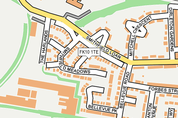 FK10 1TE map - OS OpenMap – Local (Ordnance Survey) FK10 1TE map - OS OpenMap – Local (Ordnance Survey)